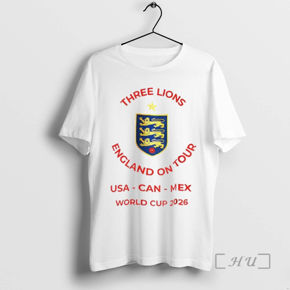 Officials Three Lions England World Cup 2026 Usa - Adult & Kids T-Shirts, Sweatshirts & Hoodies apparel design preview 1