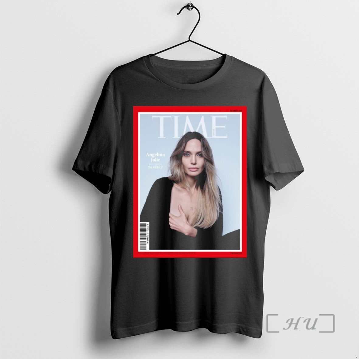 Officials Time France Angelina Jolie Dans Coutures Sa - Adult & Kids T-Shirts, Sweatshirts & Hoodies apparel design preview 1