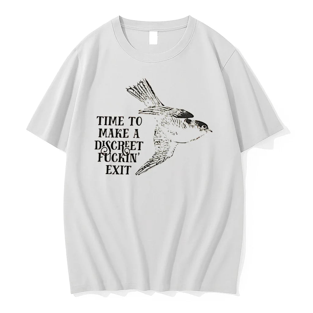 Officials Time To Make A Discreet Fuckin Exit Bird - Adult & Kids T-Shirts, Sweatshirts & Hoodies apparel design preview 1