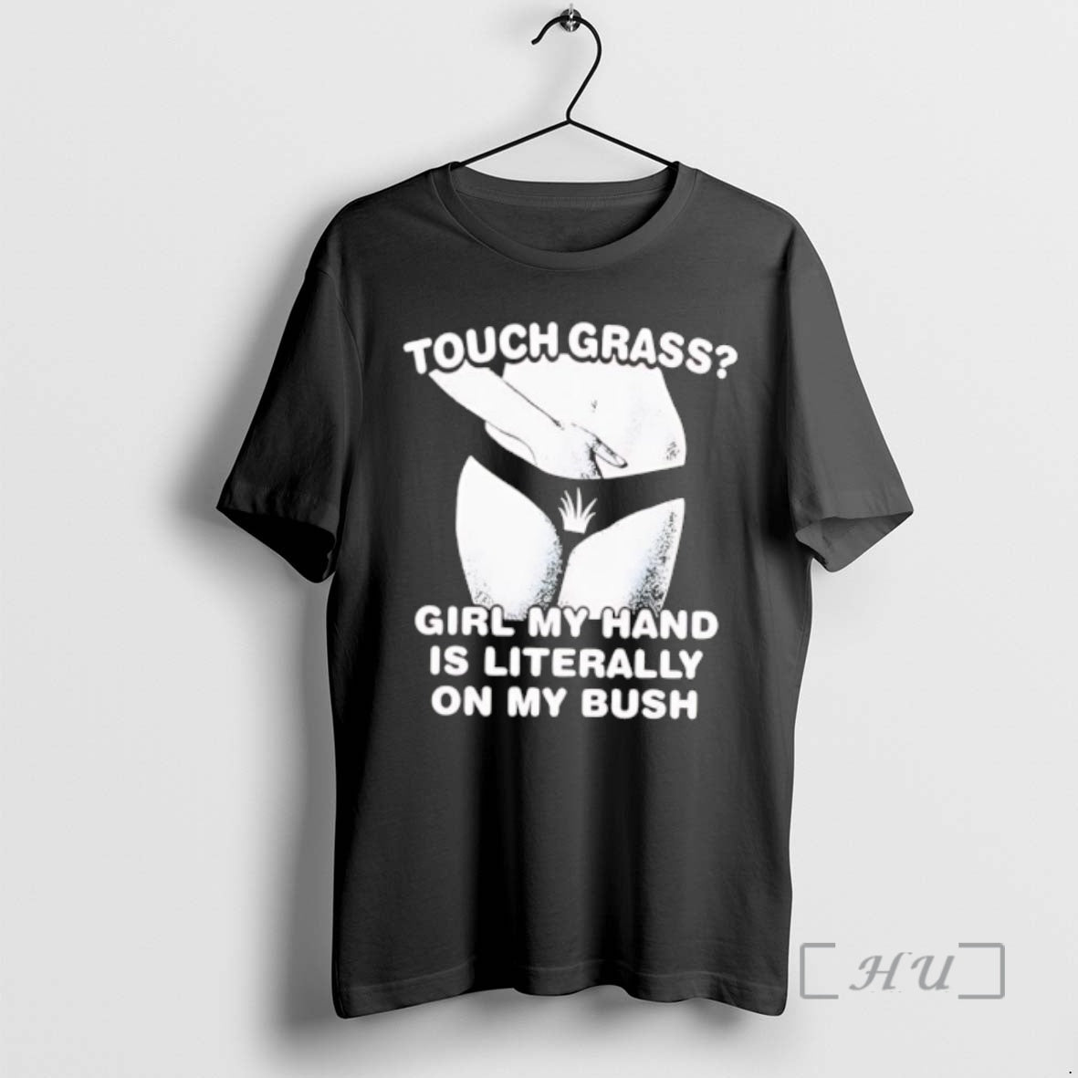 Officials Touch Grass Girl My Hand Is Literally On - Adult & Kids T-Shirts, Sweatshirts & Hoodies apparel design preview 1