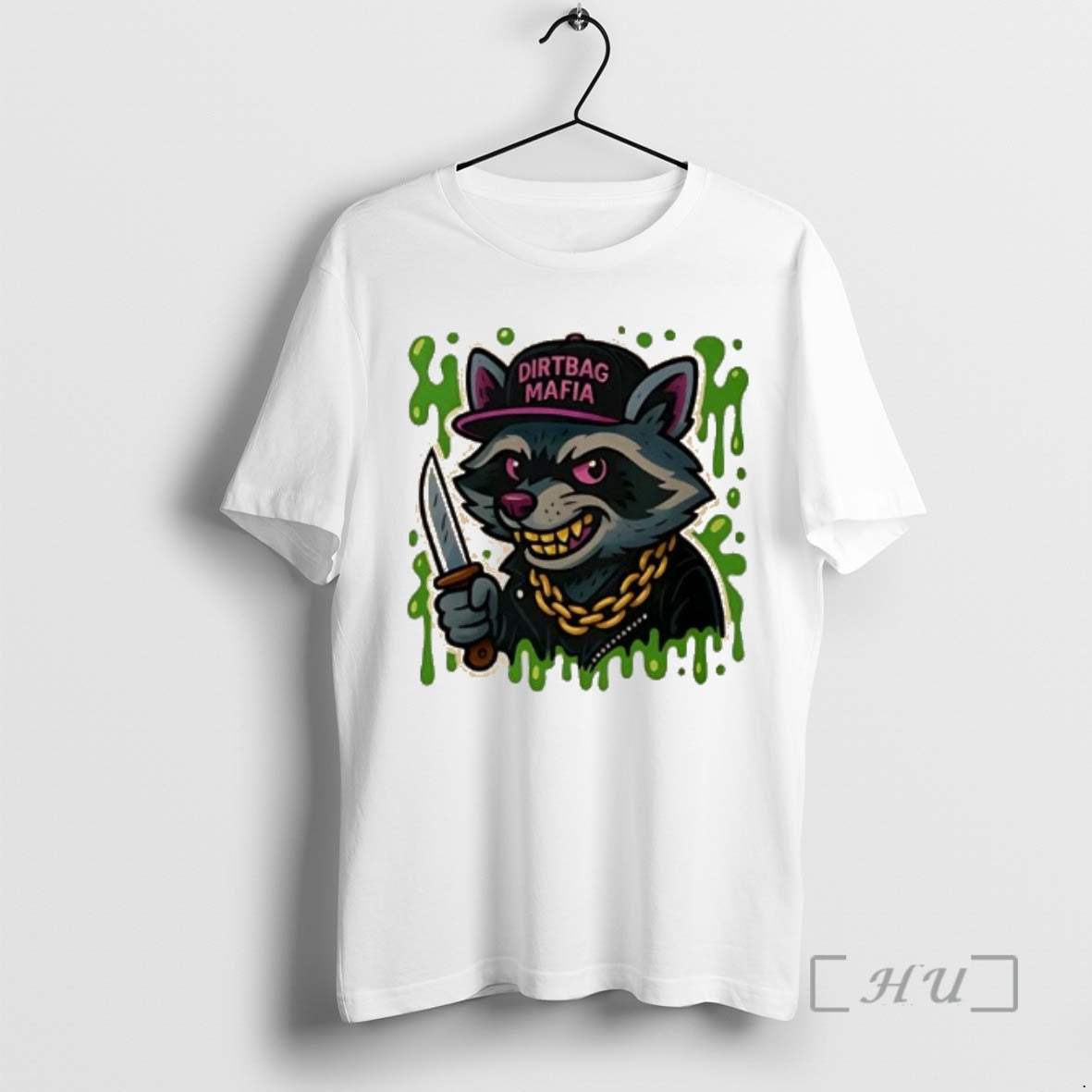 Officials Trash Panda Hat Dirtbag Mafia Art - Adult & Kids T-Shirts, Sweatshirts & Hoodies apparel design preview 1