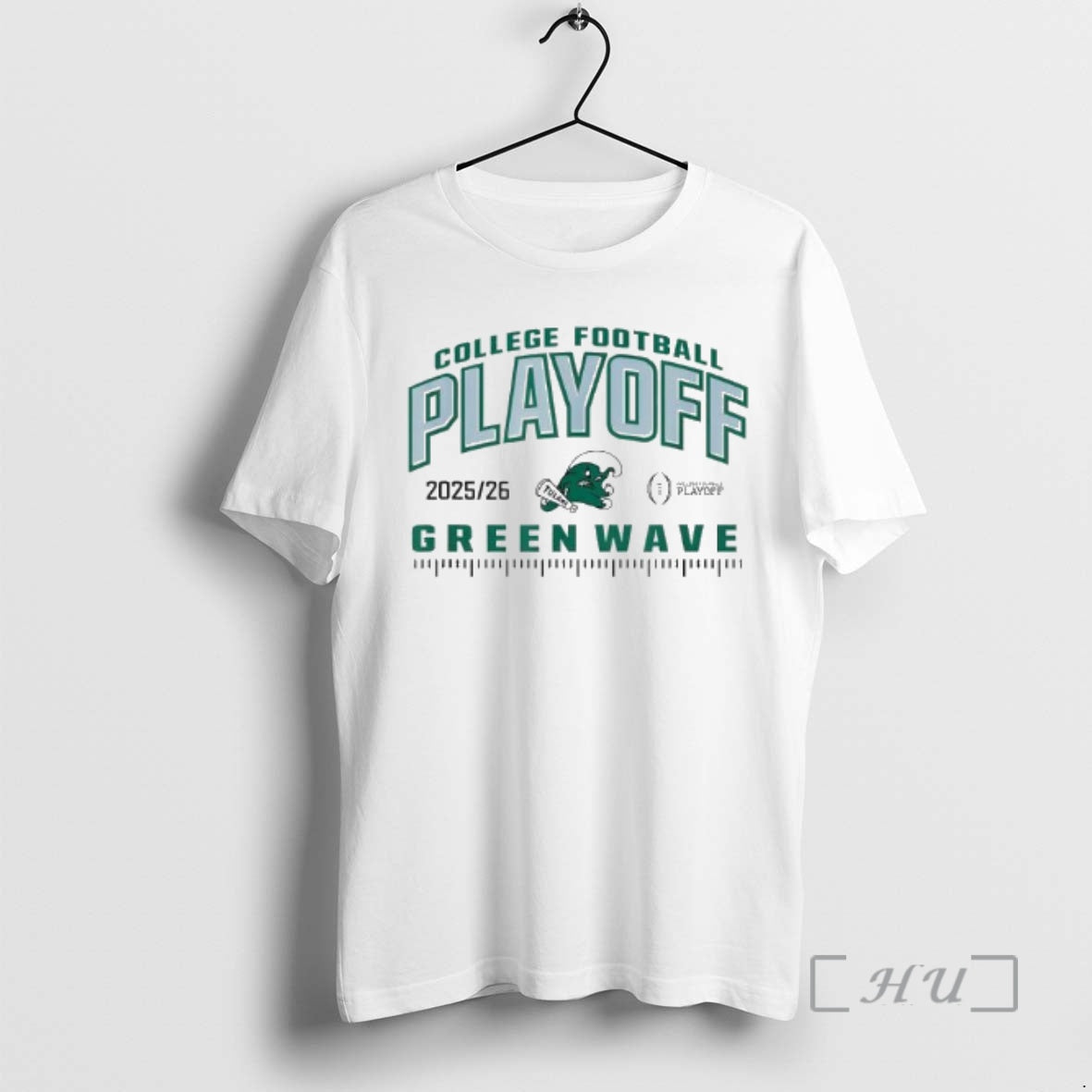 Officials Tulane Green Wave College Football Playoff - Adult & Kids T-Shirts, Sweatshirts & Hoodies apparel design preview 1