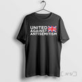 Officials United Against Antisemitism Usa Flag - Adult & Kids T-Shirts, Sweatshirts & Hoodies apparel design preview 1