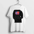 Officials United States And Norway Flags Combined - Adult & Kids T-Shirts, Sweatshirts & Hoodies apparel design preview 1