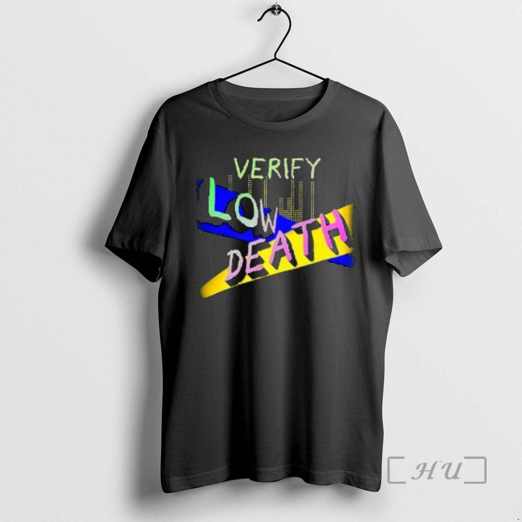 Officials Verify Low Death Melody Retro Circle Black - Adult & Kids T-Shirts, Sweatshirts & Hoodies apparel design preview 1