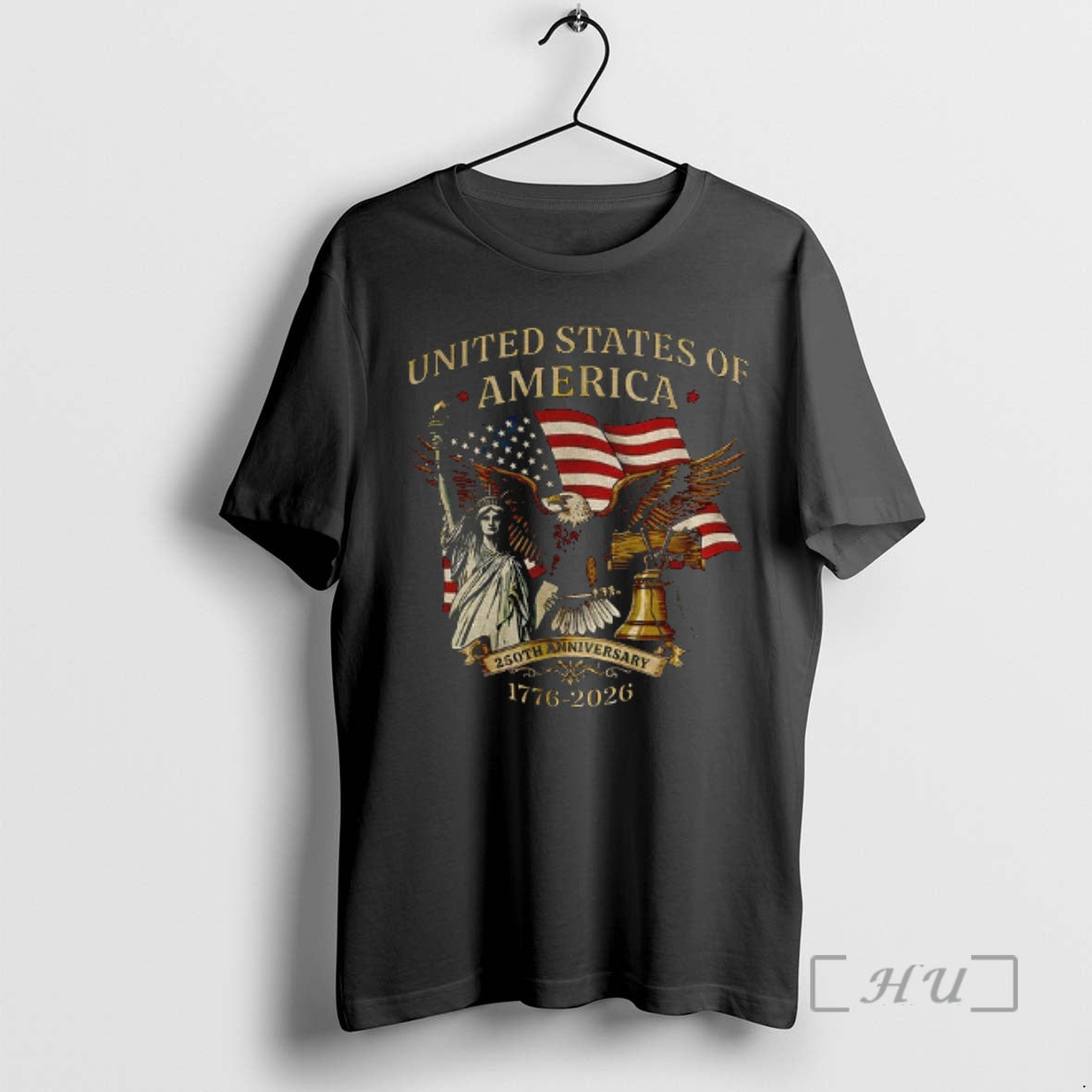 Officials Vintage American Birthday America 250th - Adult & Kids T-Shirts, Sweatshirts & Hoodies apparel design preview 1
