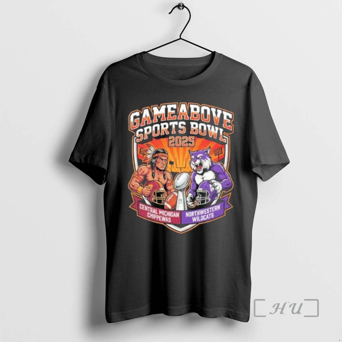 Officials Vintage Central Michigan Chippewas Vs - Adult & Kids T-Shirts, Sweatshirts & Hoodies apparel design preview 1
