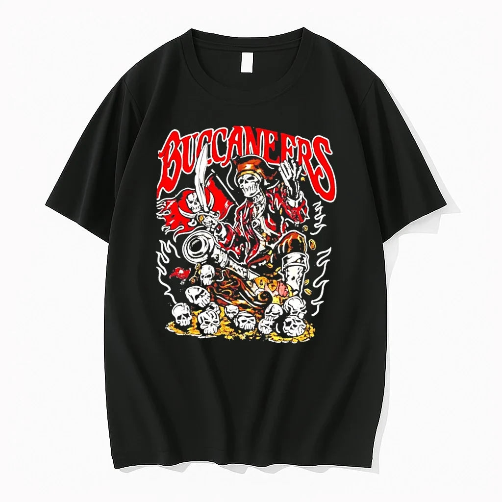 Officials Vintage Tampa Bay Buccaneers Skeleton - Adult & Kids T-Shirts, Sweatshirts & Hoodies apparel design preview 1