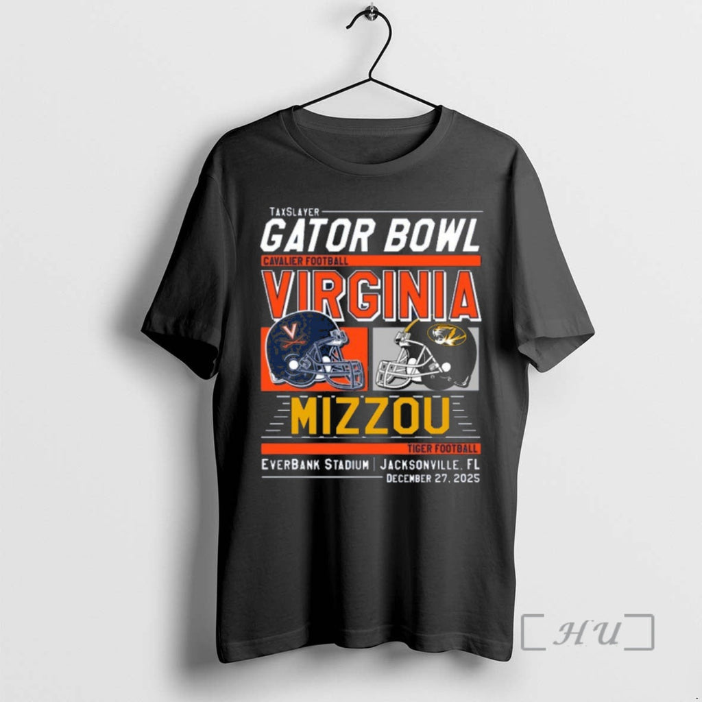 Officials Virginia Cavaliers Vs Missouri Tigers 2025 - Adult & Kids T-Shirts, Sweatshirts & Hoodies apparel design preview 1