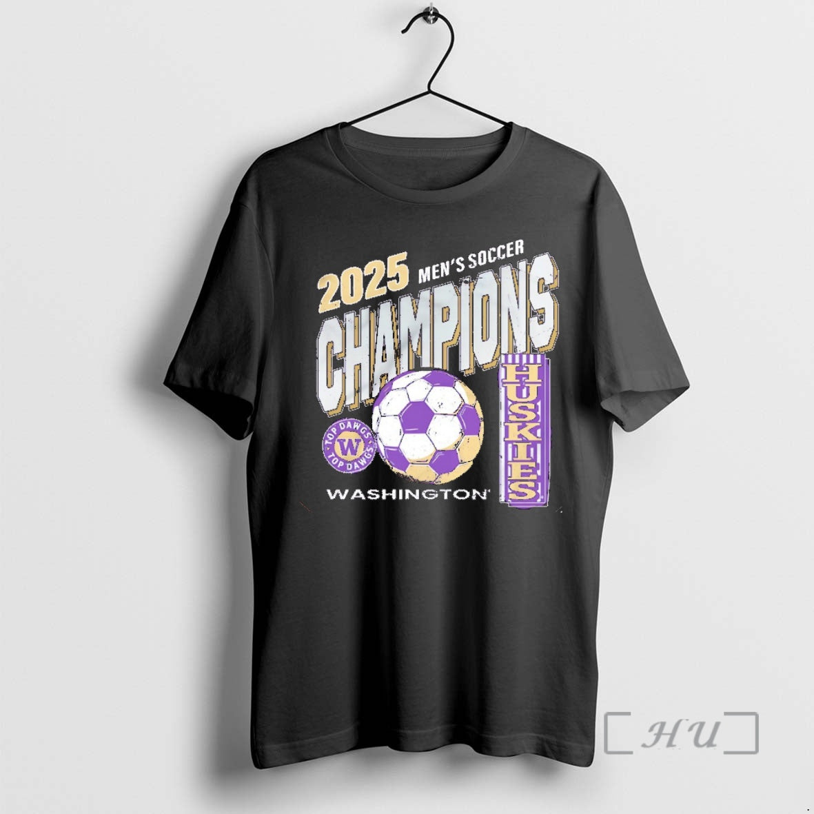 Officials Washington Huskies 2025 Mens Soccer - Adult & Kids T-Shirts, Sweatshirts & Hoodies apparel design preview 1