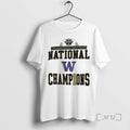 Officials Washington Huskies 2025 Ncaa Division I - Adult & Kids T-Shirts, Sweatshirts & Hoodies apparel design preview 1