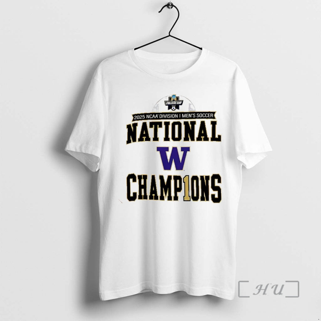 Officials Washington Huskies 2025 Ncaa Mens Soccer - Adult & Kids T-Shirts, Sweatshirts & Hoodies apparel design preview 1