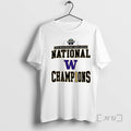 Officials Washington Huskies 2025 Ncaa Mens Soccer - Adult & Kids T-Shirts, Sweatshirts & Hoodies apparel design preview 1