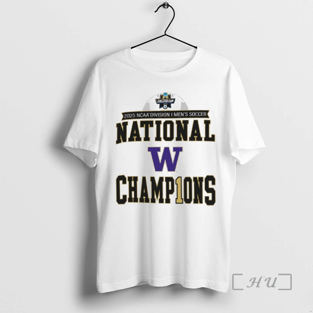 Officials Washington Huskies 2025 Ncaa Mens Soccer - Adult & Kids T-Shirts, Sweatshirts & Hoodies apparel design preview 1