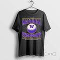 Officials Washington Huskies Mens Soccer Championship - Adult & Kids T-Shirts, Sweatshirts & Hoodies apparel design preview 1