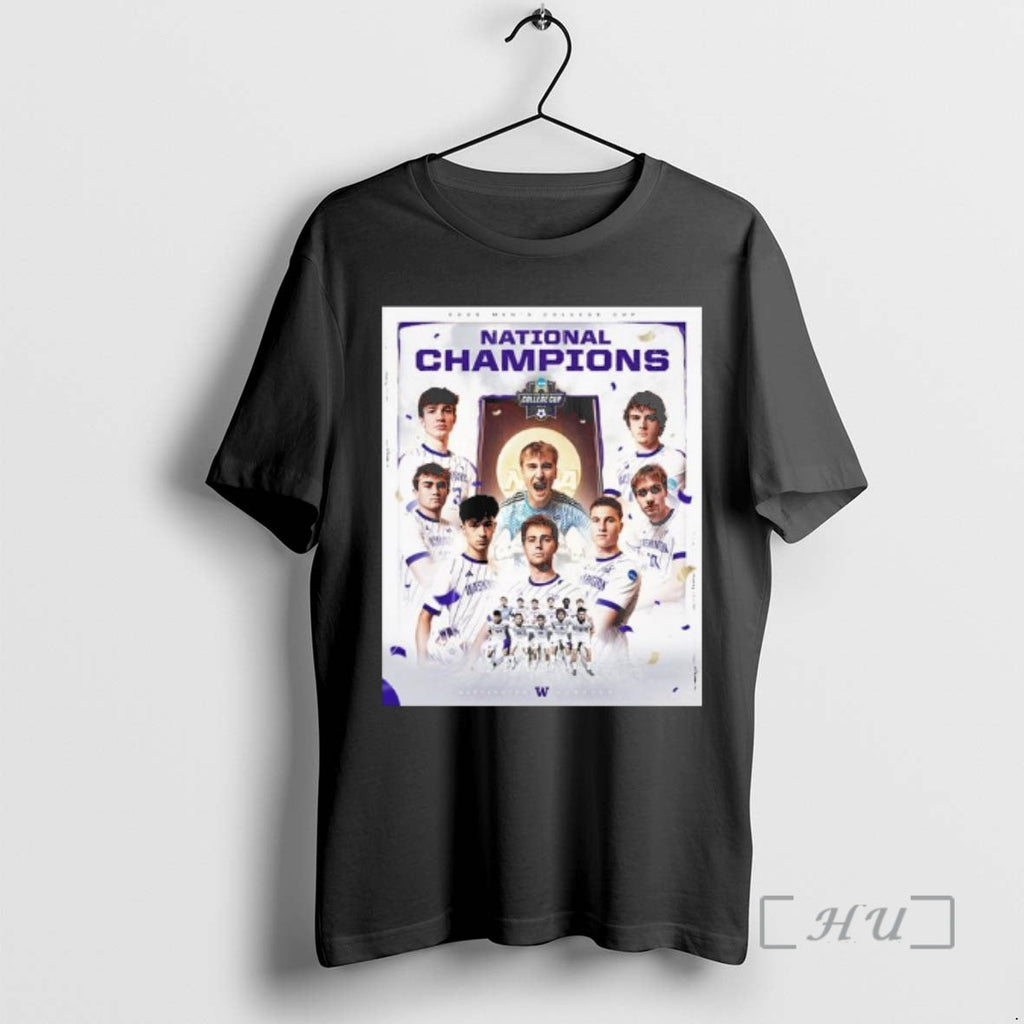 Officials Washington Huskies Mens Soccer National - Adult & Kids T-Shirts, Sweatshirts & Hoodies apparel design preview 1