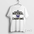 Officials Washington Huskies National Champions 2025 - Adult & Kids T-Shirts, Sweatshirts & Hoodies apparel design preview 1