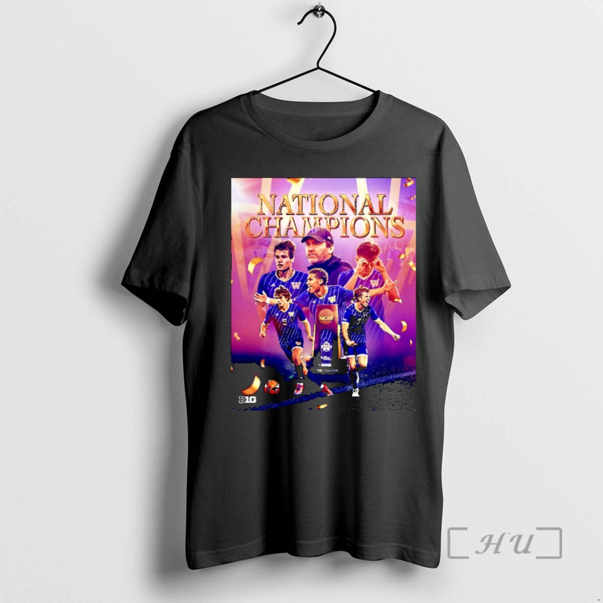 Officials Washington Husky 2025 Ncaa Mens Soccer - Adult & Kids T-Shirts, Sweatshirts & Hoodies apparel design preview 1