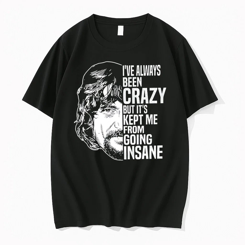 Officials Waylon Jennings Ive Always Been Crazy - Adult & Kids T-Shirts, Sweatshirts & Hoodies apparel design preview 1