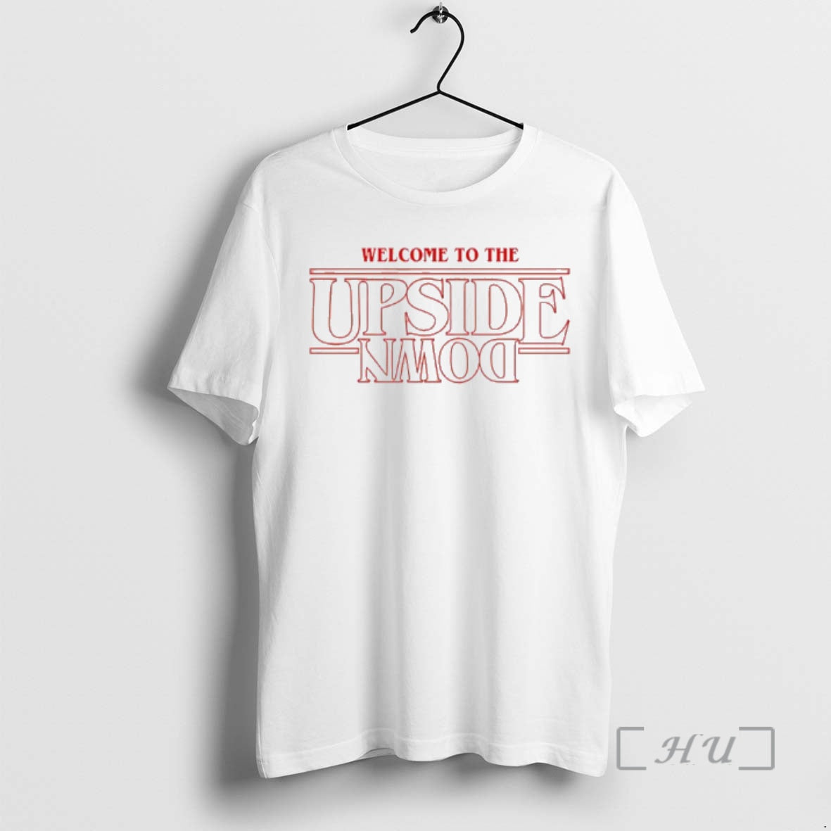 Officials Welcome To The Upside Down - Adult & Kids T-Shirts, Sweatshirts & Hoodies apparel design preview 1