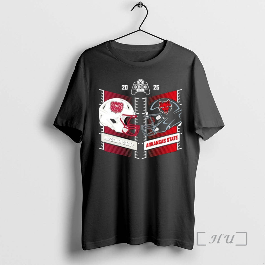 Officials Xbox Bowl 2025 Missouri State Vs Arkansas - Adult & Kids T-Shirts, Sweatshirts & Hoodies apparel design preview 1