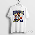 Officials Yaxel Lendeborg Michigan Basketball - Adult & Kids T-Shirts, Sweatshirts & Hoodies apparel design preview 1