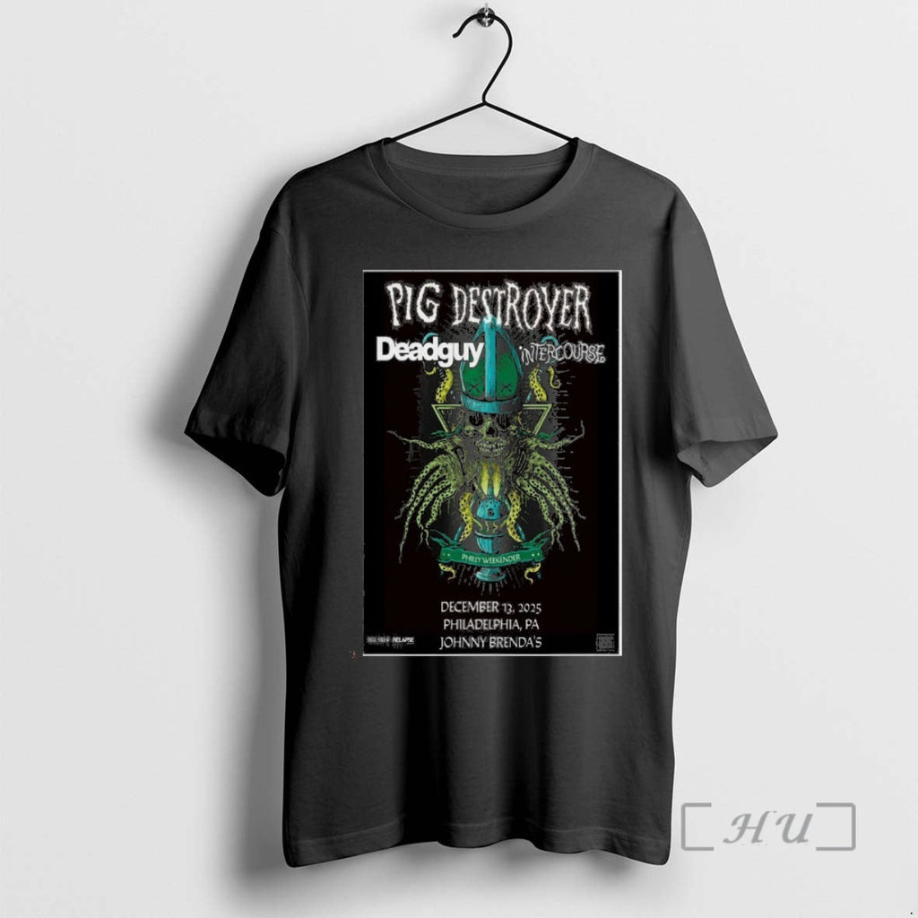 Officials Music Pig Destroyer Live On December 13 - Adult & Kids T-Shirts, Sweatshirts & Hoodies apparel design preview 1