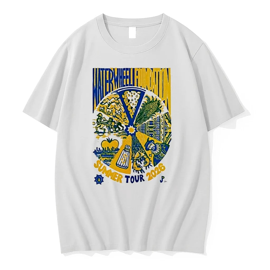 Officials The Waterwheel Foundation Summer Tour 2026 - Adult & Kids T-Shirts, Sweatshirts & Hoodies apparel design preview 1