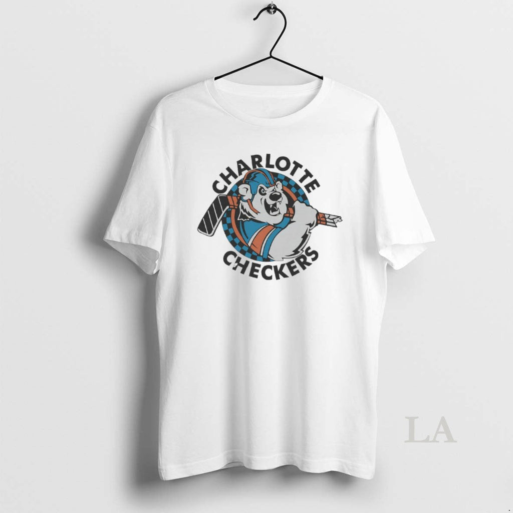 Original 1993 Charlotte Checkers Logo - Adult & Kids T-Shirts, Sweatshirts & Hoodies apparel design preview 1