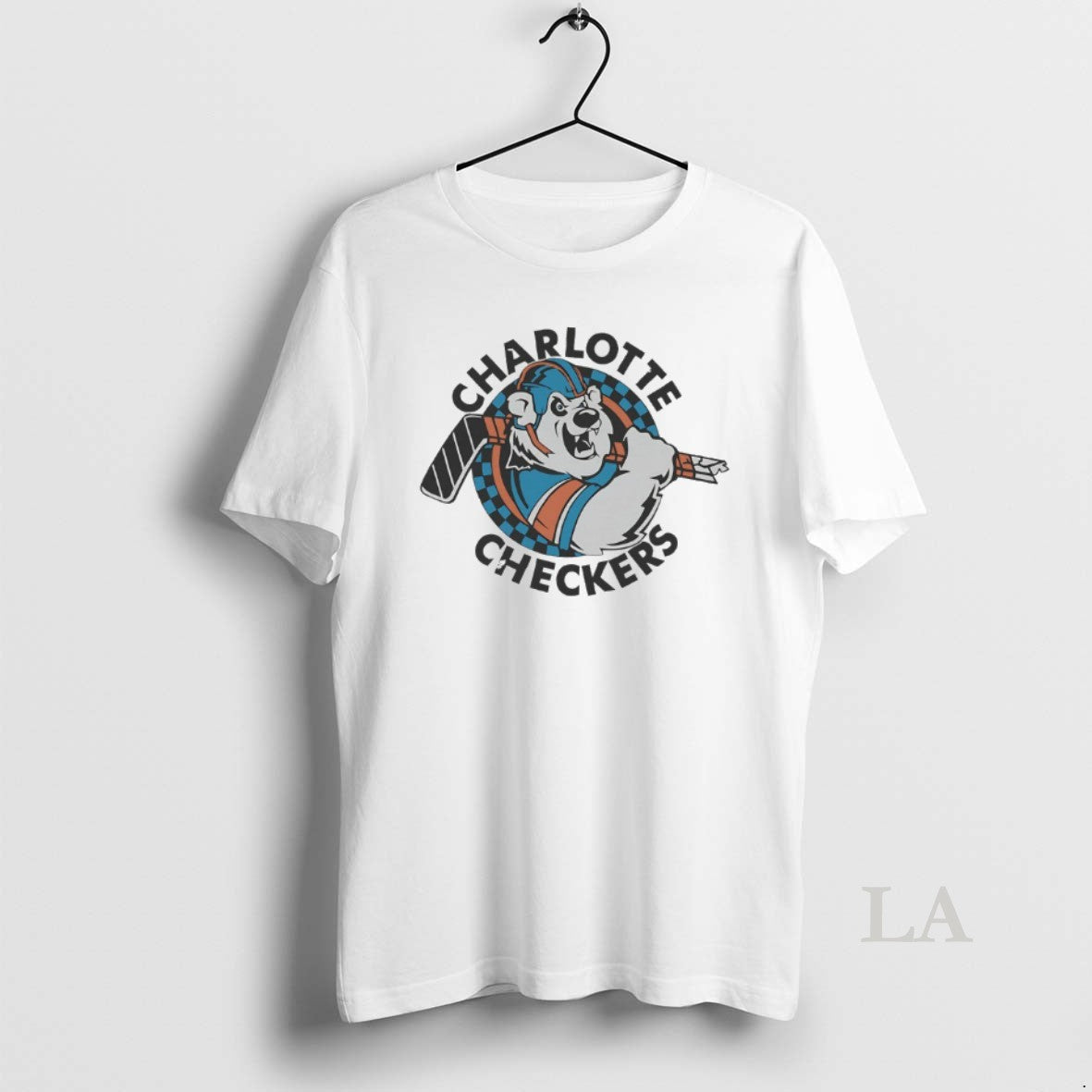Original 1993 Charlotte Checkers Logo - Adult & Kids T-Shirts, Sweatshirts & Hoodies apparel design preview 1