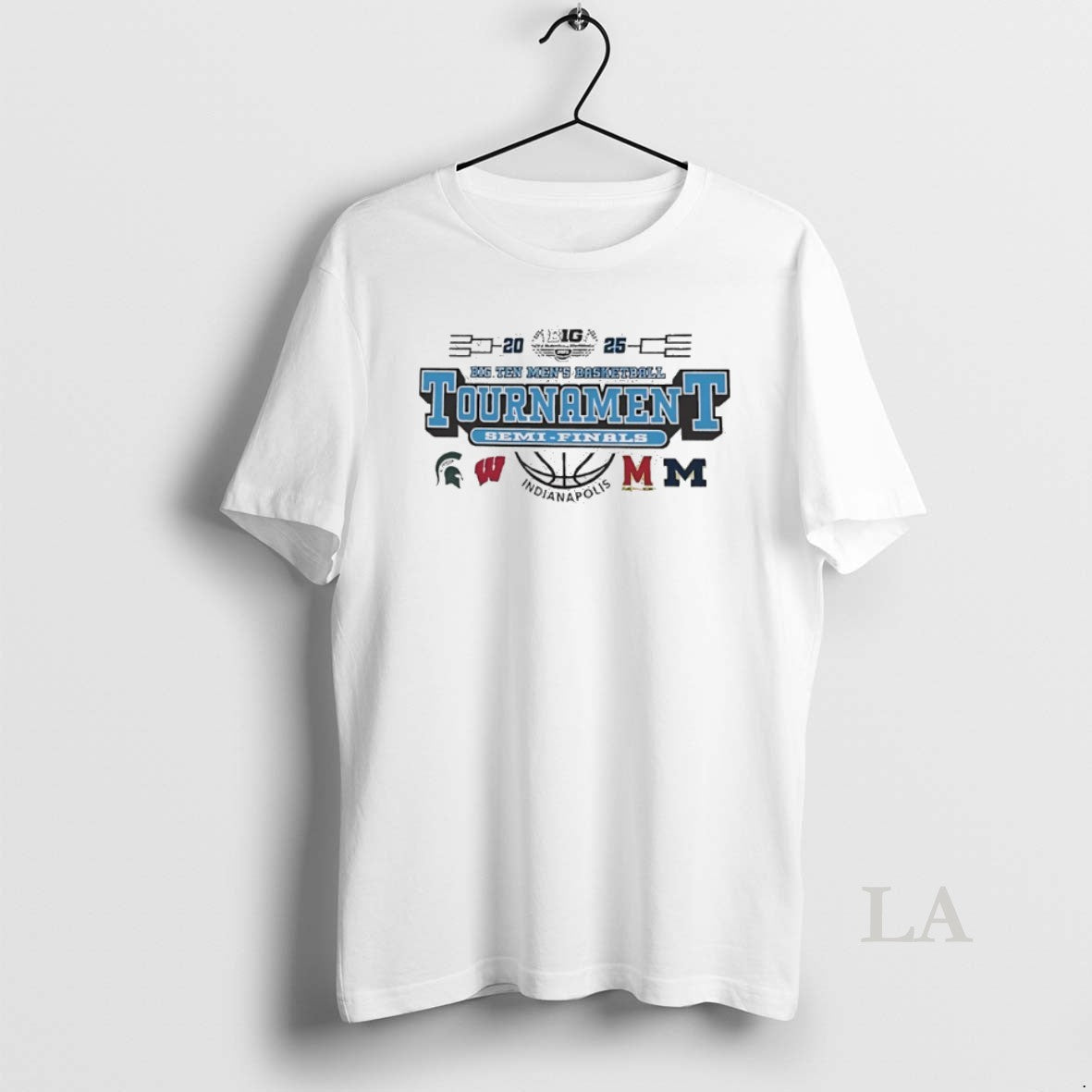 Original 2025 Big Ten Mens Basketball Tournament Semi - Adult & Kids T-Shirts, Sweatshirts & Hoodies apparel design preview 1