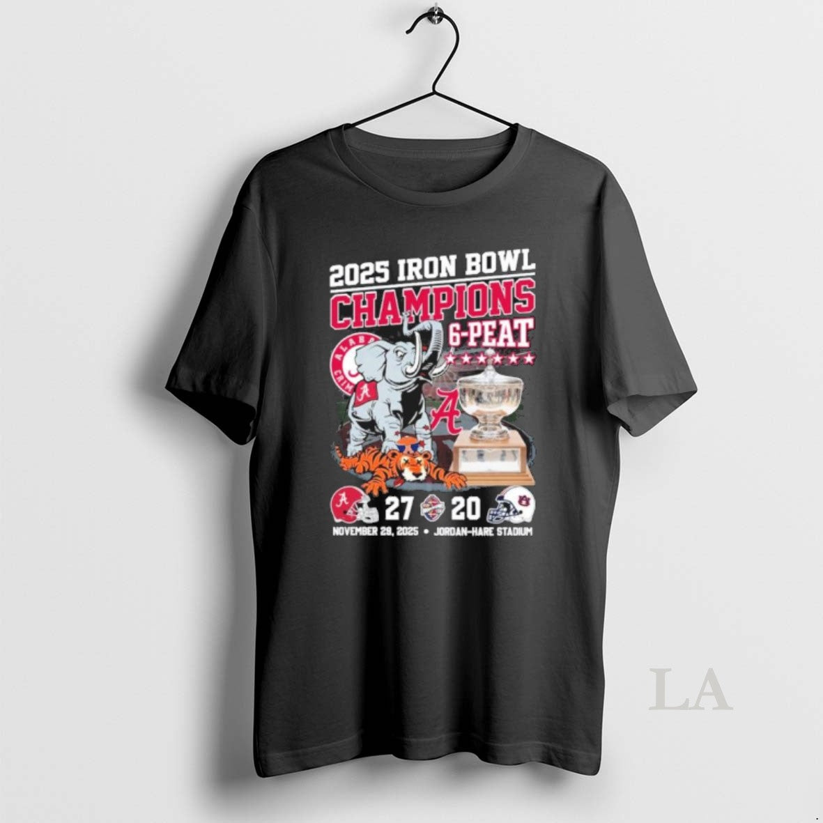 Original 2025 Iron Bowl Champions 6 Peat Alabama Beat - Adult & Kids T-Shirts, Sweatshirts & Hoodies apparel design preview 1
