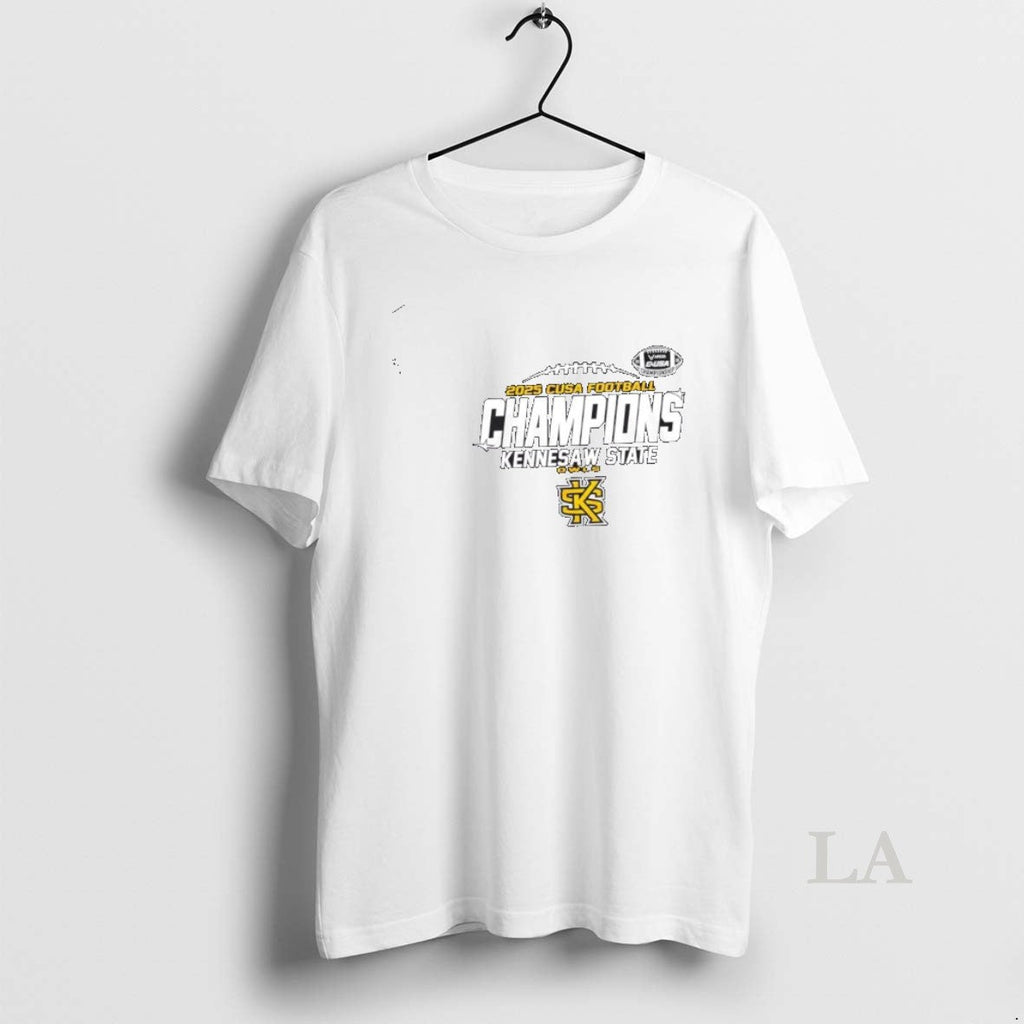 Original 2025 Kennesaw State Owls Cusa Football - Adult & Kids T-Shirts, Sweatshirts & Hoodies apparel design preview 1
