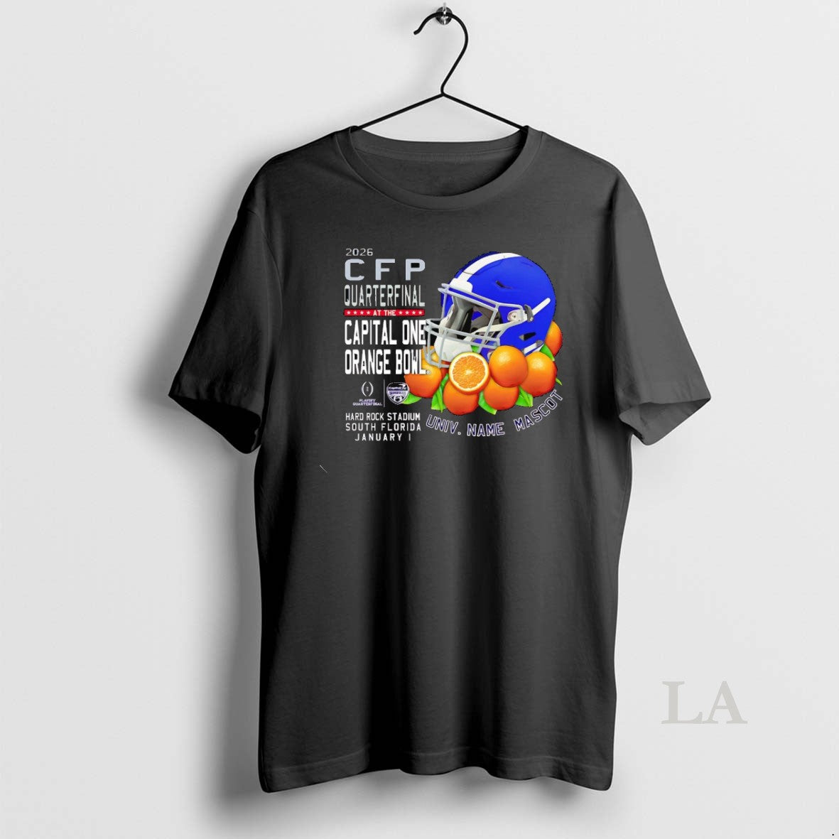 Original 2026 Cfp Quarterfinal Capital One Orange - Adult & Kids T-Shirts, Sweatshirts & Hoodies apparel design preview 1