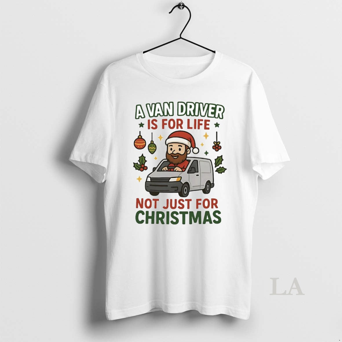 Original A Van Driver Is For Life Not Just Christmas - Adult & Kids T-Shirts, Sweatshirts & Hoodies apparel design preview 1