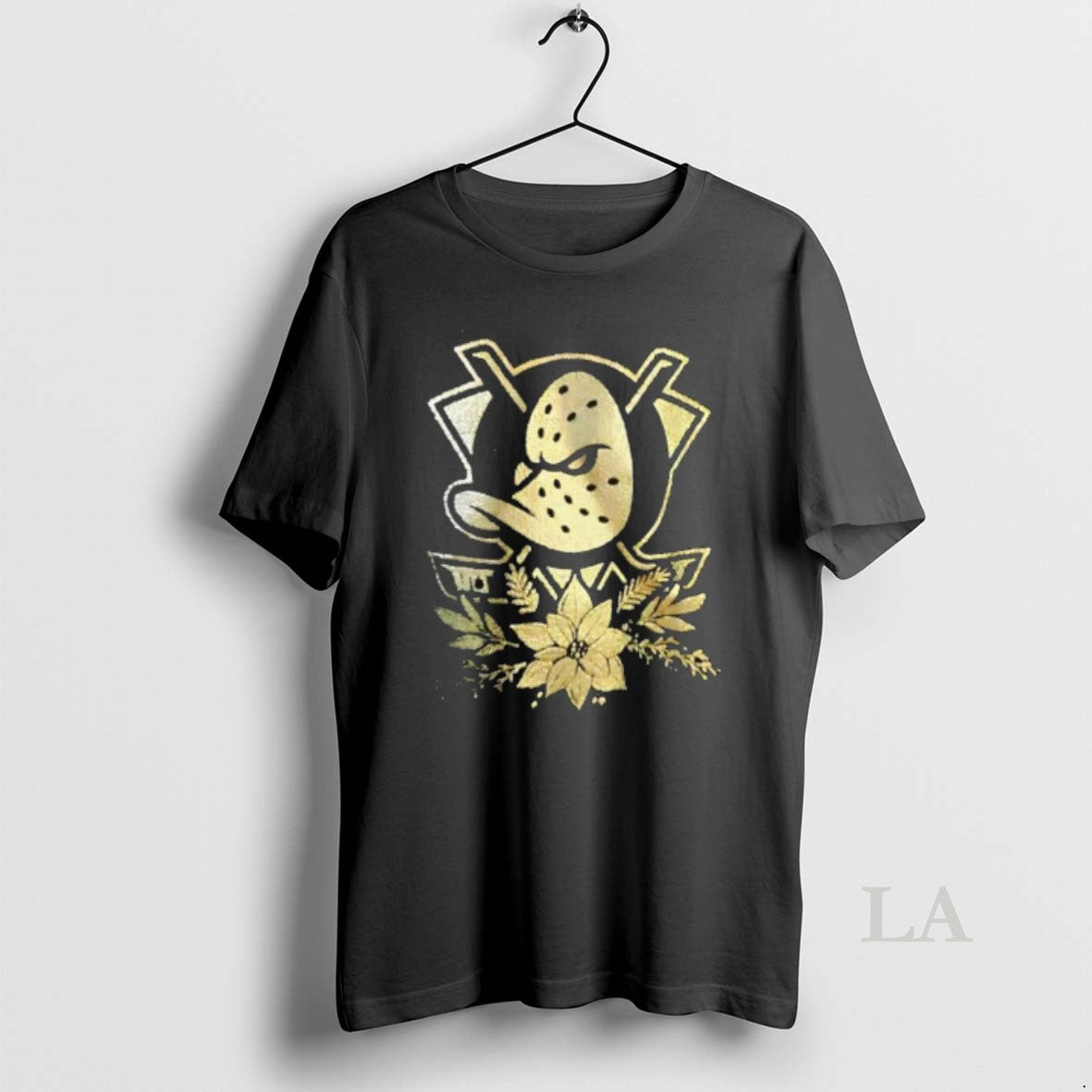 Original Anaheim Mighty Ducks Happy Holidays - Adult & Kids T-Shirts, Sweatshirts & Hoodies apparel design preview 1
