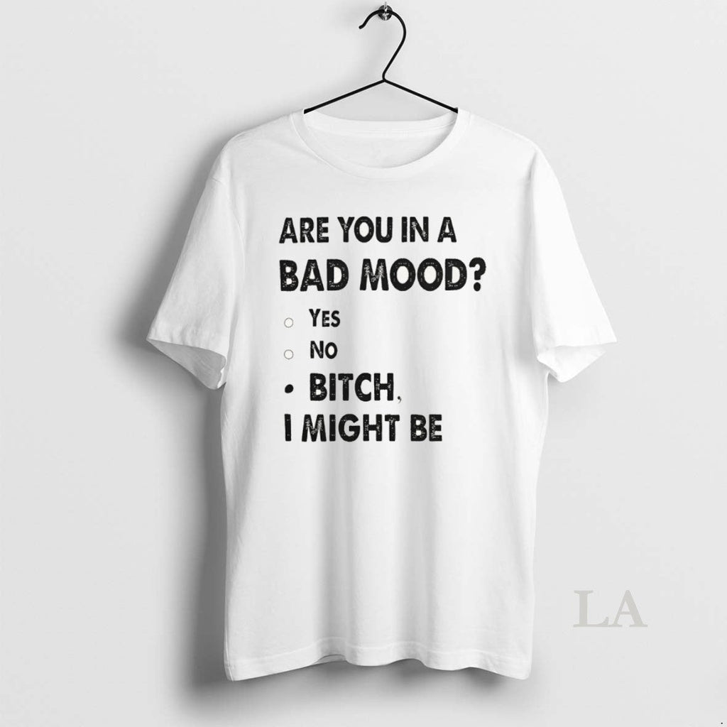 Original Are You In A Bad Mood Yes No Bitch I Might - Adult & Kids T-Shirts, Sweatshirts & Hoodies apparel design preview 1