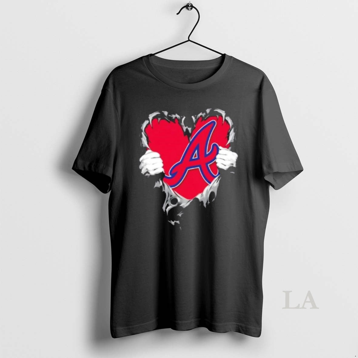 Original Atlanta Braves Rip The Chest Forever In My - Adult & Kids T-Shirts, Sweatshirts & Hoodies apparel design preview 1