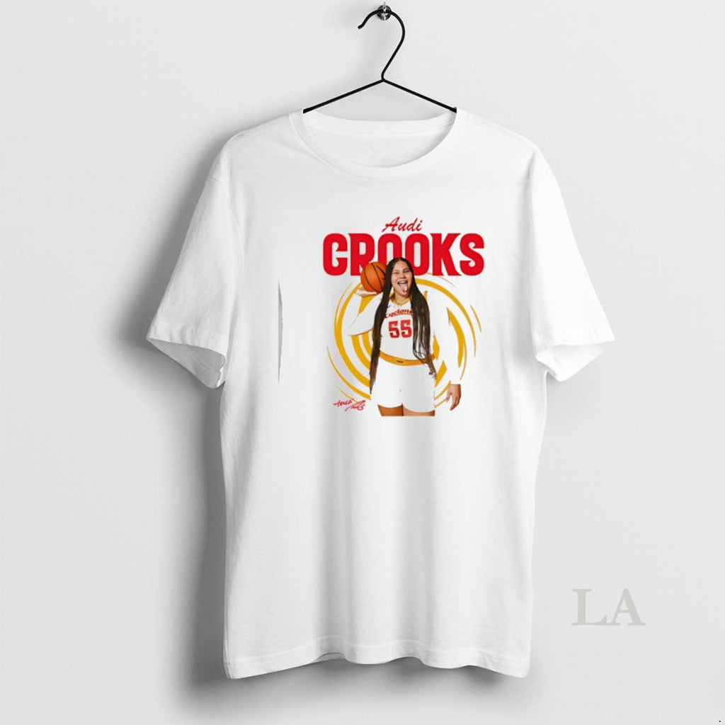 Original Audi Crooks Iowa State Womens Basketball - Adult & Kids T-Shirts, Sweatshirts & Hoodies apparel design preview 1