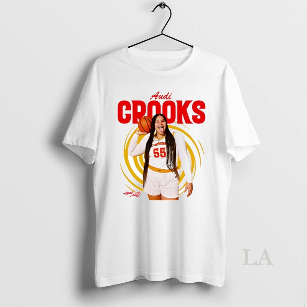 Original Audi Crooks Tongue Out Iowa State Cyclones - Adult & Kids T-Shirts, Sweatshirts & Hoodies apparel design preview 1