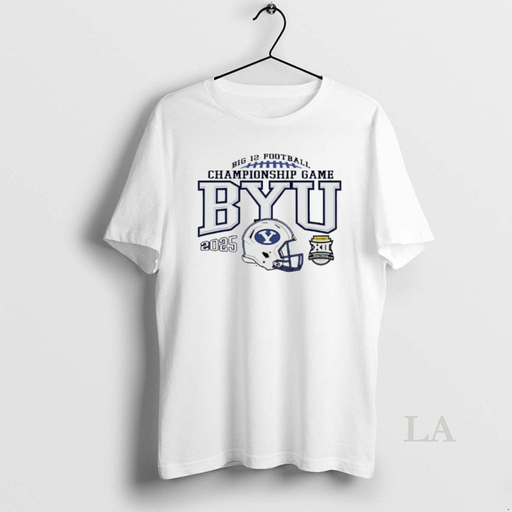 Original Byu Cougars 2025 Big 12 Football - Adult & Kids T-Shirts, Sweatshirts & Hoodies apparel design preview 1