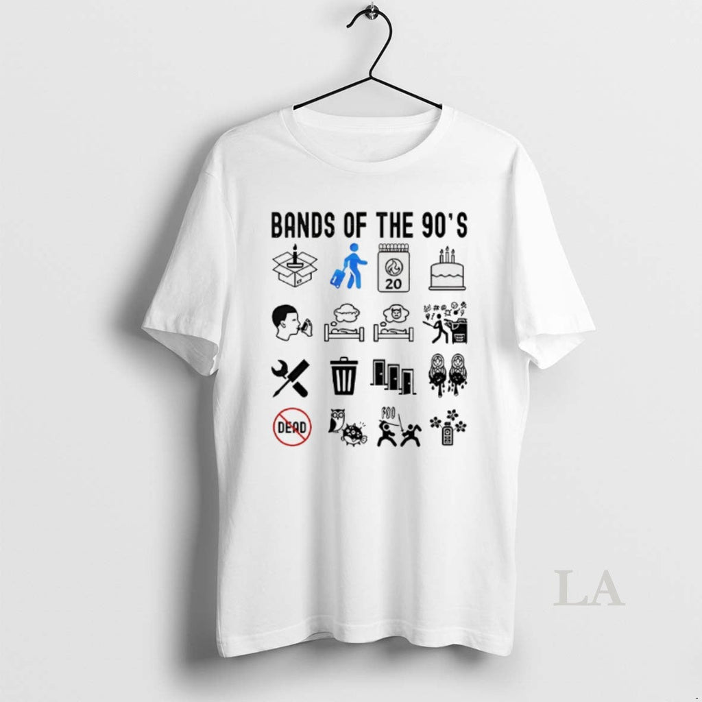 Original Bands Of The 90s - Adult & Kids T-Shirts, Sweatshirts & Hoodies apparel design preview 1