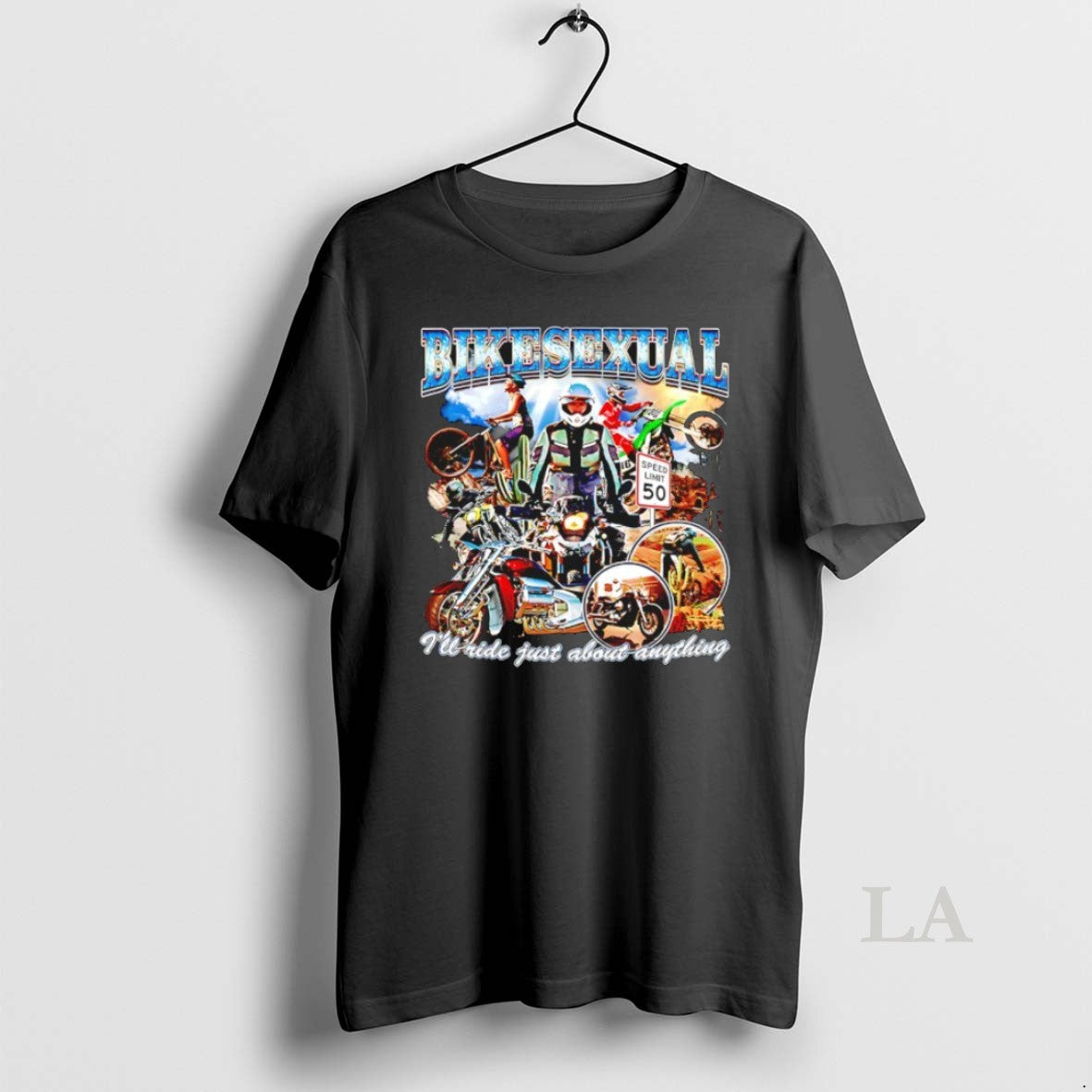 Original Bikesexual Ill Ride Just About Anything - Adult & Kids T-Shirts, Sweatshirts & Hoodies apparel design preview 1