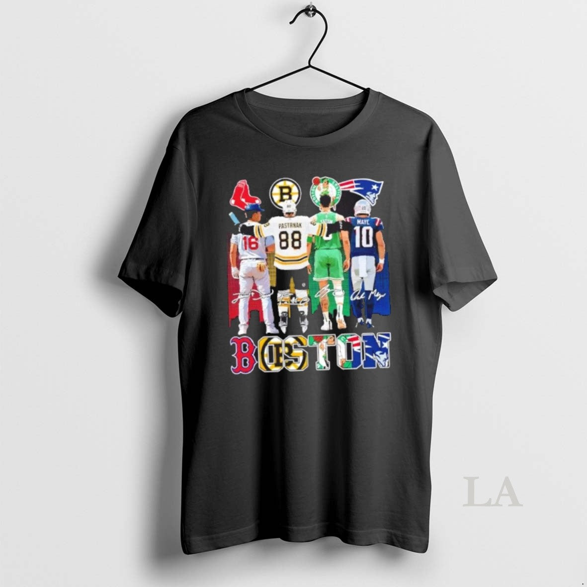 Original Boston City Sports Teams Legends Skyline - Adult & Kids T-Shirts, Sweatshirts & Hoodies apparel design preview 1