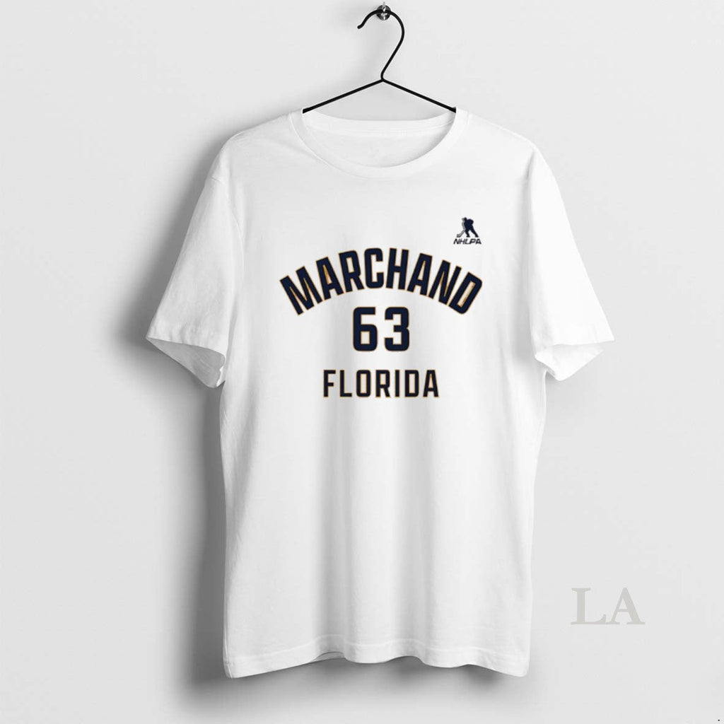 Original Brad Marchand 63 Florida Panthers Nhl Player - Adult & Kids T-Shirts, Sweatshirts & Hoodies apparel design preview 1