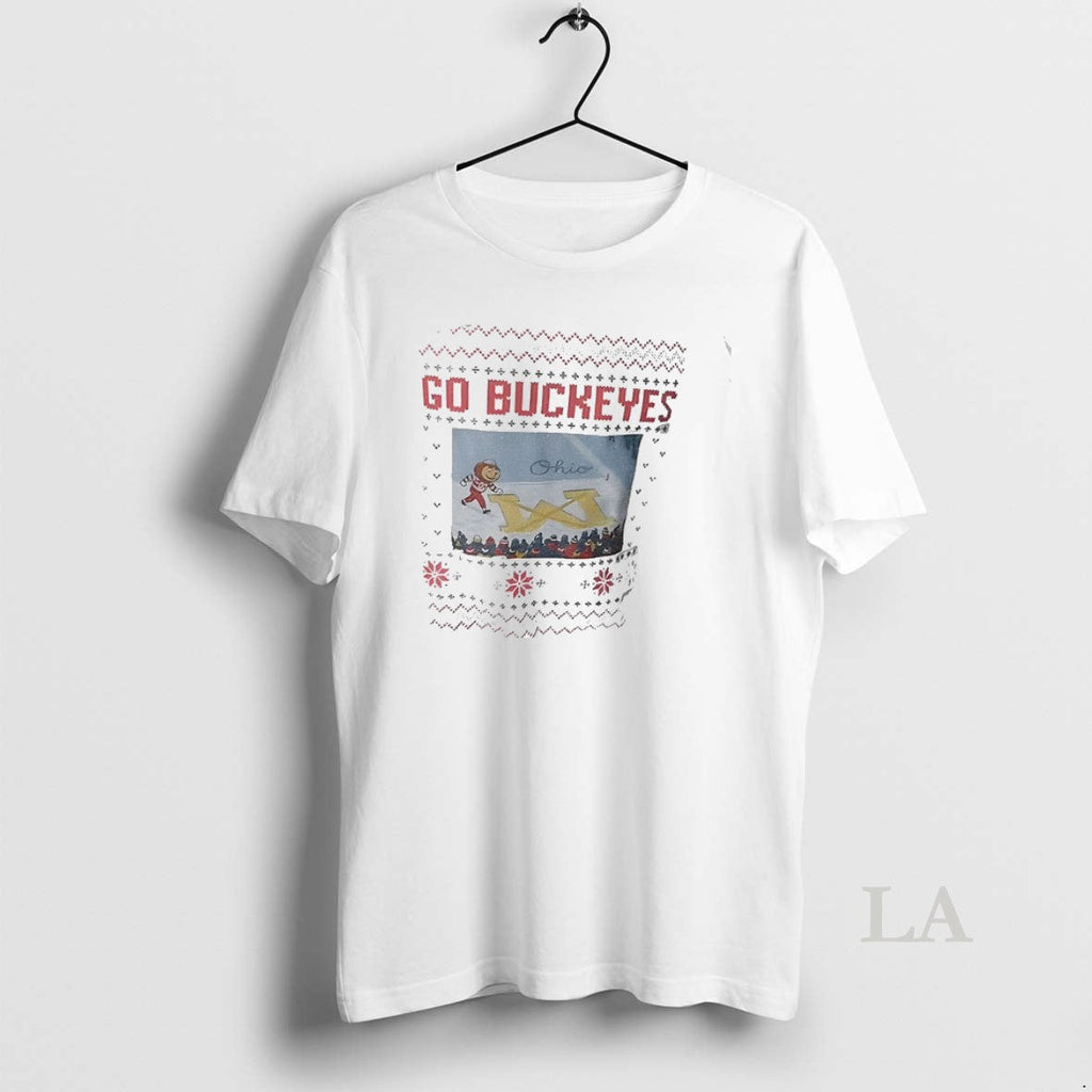 Original Brutus Buckeye Ohio Snow Crosses Out - Adult & Kids T-Shirts, Sweatshirts & Hoodies apparel design preview 1