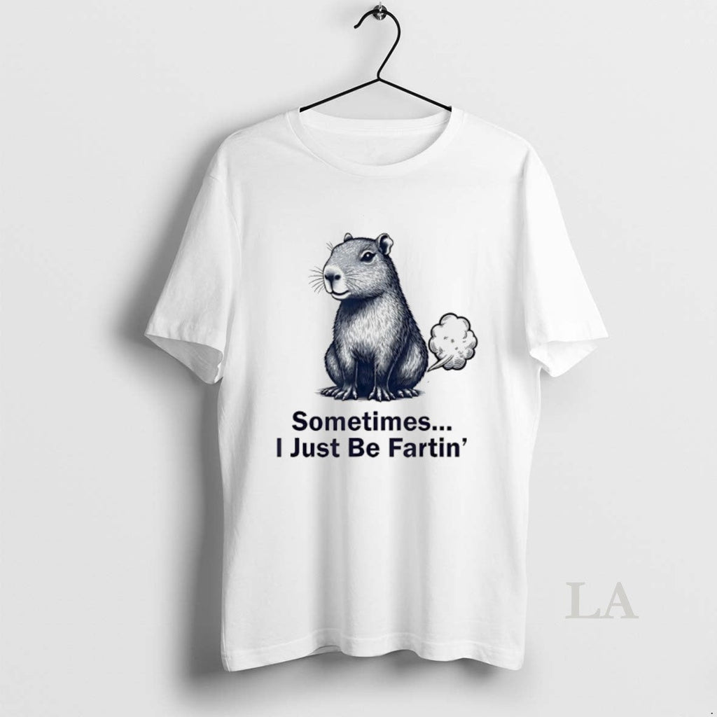 Original Capybara Sometimes I Just Be Fartin - Adult & Kids T-Shirts, Sweatshirts & Hoodies apparel design preview 1