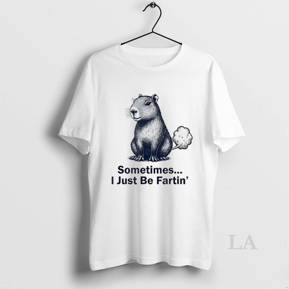 Original Capybara Sometimes I Just Be Fartin - Adult & Kids T-Shirts, Sweatshirts & Hoodies apparel design preview 1