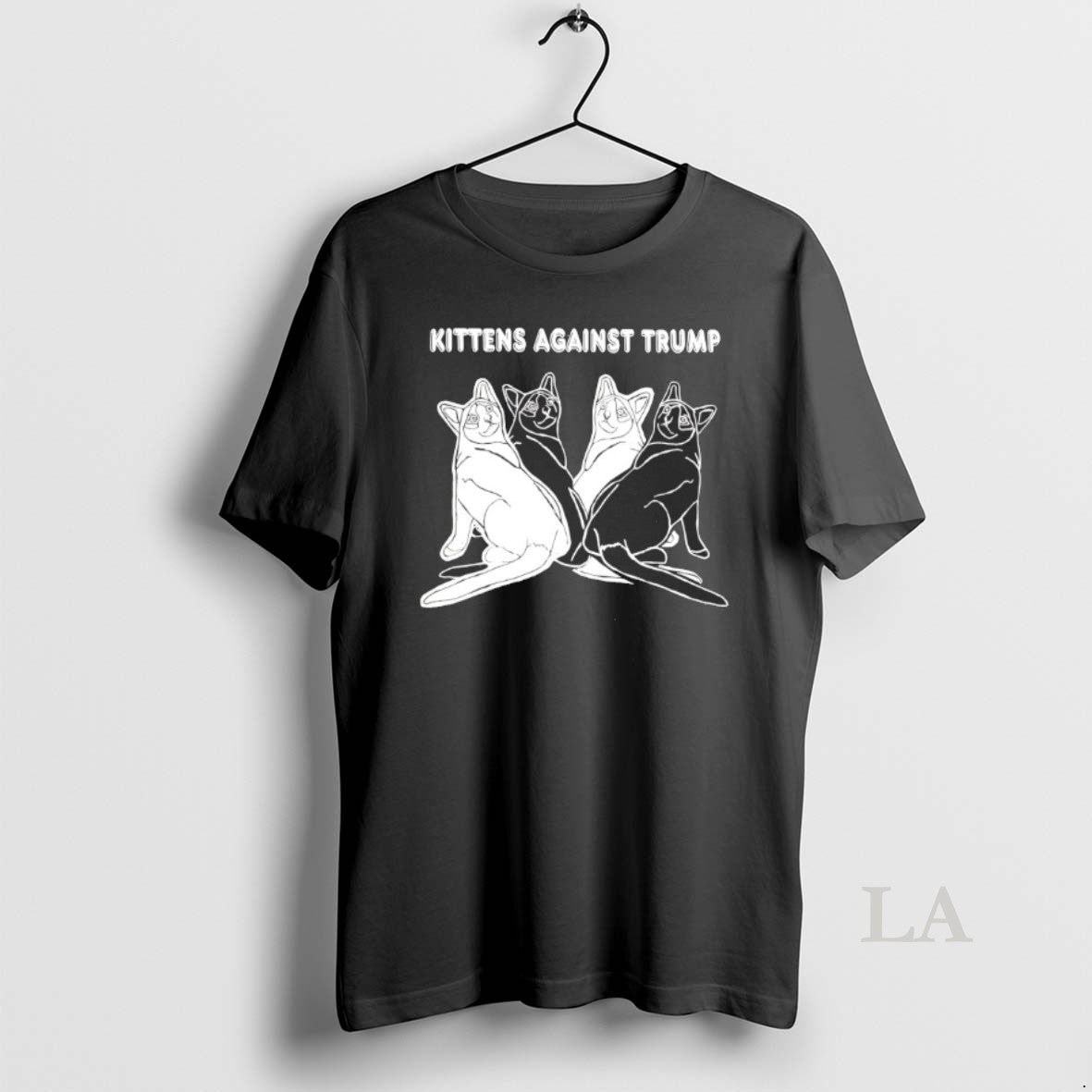 Original Cat Kittens Against Trump - Adult & Kids T-Shirts, Sweatshirts & Hoodies apparel design preview 1