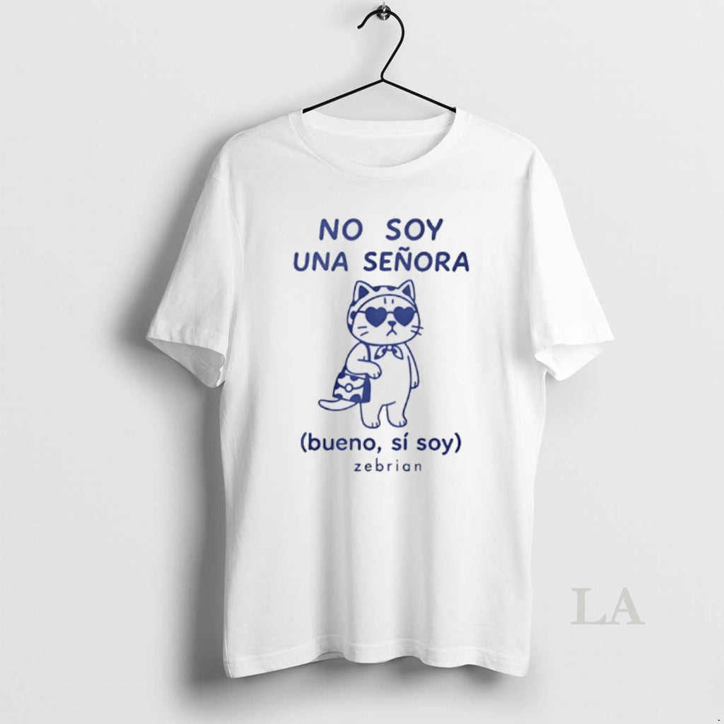 Original Cat No Soy Una Senora Bueno Si Zebrian - Adult & Kids T-Shirts, Sweatshirts & Hoodies apparel design preview 1